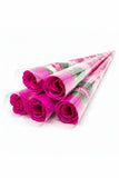 Artificial Valentine Rose Romantic Gift – 3pcs Scented Rose Flower Gift Box for Her