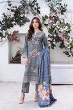 Raniya.H Embroidered Dhanak 3 Piece Suit Isra