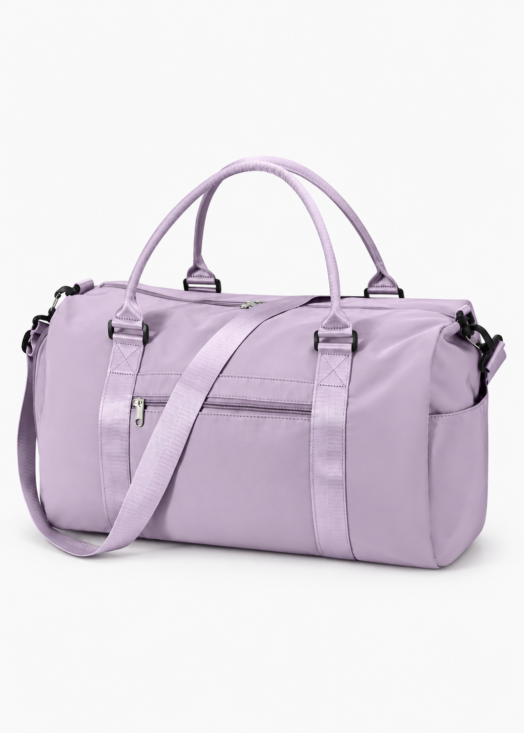 A11-Purple Gym & Travel Duffle Bag with Shoe Compartment – Large Sports Holdall with Wet Pocket for Women & Men