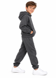 Kids Unisex Plain Hoodie and Joggers Tracksuit Set