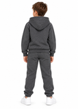 Kids Unisex Plain Hoodie and Joggers Tracksuit Set