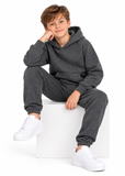 Kids Unisex Plain Hoodie and Joggers Tracksuit Set