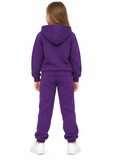 Kids Unisex Plain Hoodie and Joggers Tracksuit Set