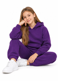 Kids Unisex Plain Hoodie and Joggers Tracksuit Set
