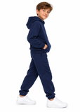 Kids Unisex Plain Hoodie and Joggers Tracksuit Set