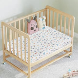 Cot Bed Sheets Super Soft Breathable Polycotton Fitted Sheet - White