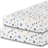 Cot Bed Sheets Super Soft Breathable Polycotton Fitted Sheet - White