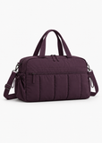 BAGSMART 24L Women’s Crimson Purple Gym & Travel Bag with Wet Pocket – Weekend Overnight Cabin Holdall with Trolley Sleeve (Copy)