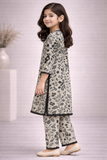 Girls Printed Coton 2PC Suit EN-05