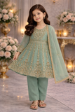 Baba Posh Girls Embroidered chiffon 3PC Suit BPG-06