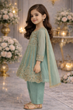 Baba Posh Girls Embroidered chiffon 3PC Suit BPG-06