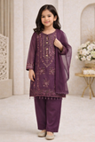 Baba Posh Girls Embroidered Organza 3PC Suit BPG-09