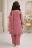 Baba Posh Girls Embroidered Organza 3PC Suit BPG-11