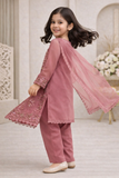 Baba Posh Girls Embroidered Organza 3PC Suit BPG-11