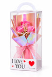 Artificial Rose Flowers 3pcs Scented Gift Box for Wedding Party Home Décor Valentine's Mother's Day Gift