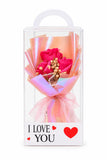 Artificial Rose Flowers 3pcs Scented Gift Box for Wedding Party Home Décor Valentine's Mother's Day Gift