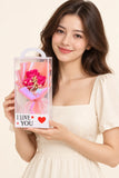 Artificial Rose Flowers 3pcs Scented Gift Box for Wedding Party Home Décor Valentine's Mother's Day Gift