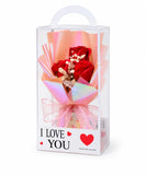 Artificial Rose Flowers 3pcs Scented Gift Box for Wedding Party Home Décor Valentine's Mother's Day Gift