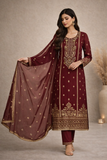 Baba Posh Embroidered Chiffon 3PC Suit BP-12