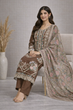 Baba Posh Embroidered Viscose 3PC Suit BP-17
