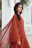 Maria B 3PC Embroidered Cambric Suit MPT-2701-B