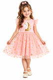 Girls Unicorn Ruffle Tulle Tutu Dress – Summer Party Dress 3–8 Years