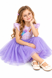 Girls Unicorn Ruffle Tulle Tutu Dress – Summer Party Dress 3–8 Years
