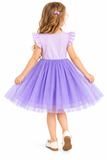 Girls Unicorn Ruffle Tulle Tutu Dress – Summer Party Dress 3–8 Years