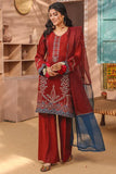 Rang-E-Noor Self Viscose 3 Piece Suit RNF-07