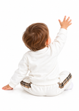 Baby Unisex Checked Bear Sweatshirt and Trousers Set