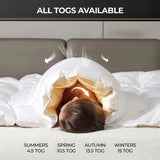 Duvet Quilt 4.5 Tog | 10.5 Tog | 13.5 Tog | 15 Tog
