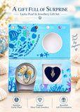 DIy Wish Pearl Necklace Kit – Lotus Locket & Cultured Pearl 16.9