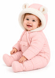 Baby Sherpa Lined Water Repellent Snowsuit with Hood
