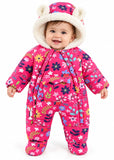 Baby Sherpa Lined Water Repellent Snowsuit with Hood