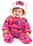 Baby Sherpa Lined Water Repellent Snowsuit with Hood