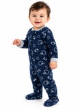 Baby Sports Blue Print Footed Sleepsuits – Pack of 4