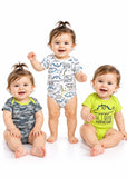 Unisex Baby Bodysuit and Trousers Set – 6 Pieces