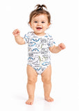 Unisex Baby Bodysuit and Trousers Set – 6 Pieces