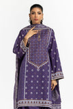 Gul Ahmed Ready to Wear 3PC Lawn Gold and Lacquer Printed Suit IUSTKSD-594