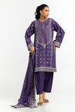 Gul Ahmed Ready to Wear 3PC Lawn Gold and Lacquer Printed Suit IUSTKSD-594