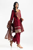 Gul Ahmed Ready to Wear 3PC Lawn Embroidered Suit IUSTKSD-608