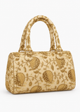 Ivory Tila Embroidered Handbag