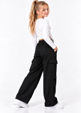 Girls Long Sleeve Top and Cargo Trousers Set