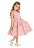 JiAmy Girls Spaghetti Strap Smocked Summer Dress – 5–13 Years