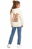 Girls Capybara Boba Tea Hoodie – Cute Pullover Sweatshirt 8–12 Years