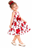 Kunyeah Toddler Girls Floral Dress & Ruffle Cardigan 2 Piece Outfit Set