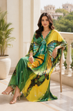 LikeJump Women’s Floral Kimono Maxi Dress – Plus Size Beach Cover-Up and Summer Robe