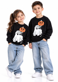 Kids Unisex Shark Print Sweatshirt – Cotton Crew Neck Jumper 1–7 Years