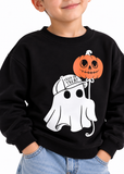 Kids Unisex Shark Print Sweatshirt – Cotton Crew Neck Jumper 1–7 Years