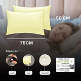 Easy-Care Non-Iron Percale Green Pillow Cases | Divine Textiles (Pair of 2)